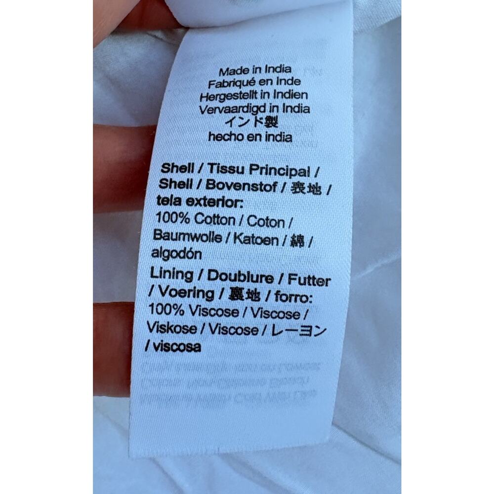 J Crew NWT $198 Women’s High Neck Poplin Sleeveless midi dress size 4 White P9 - Picture 4 of 8